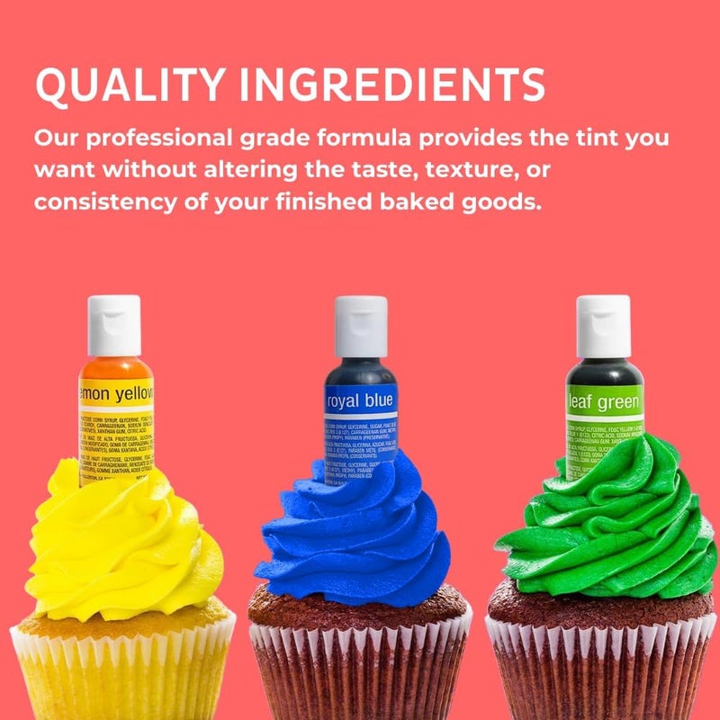 Chefmaster Liqua-Gel Food Coloring 8 Pack - Image 4